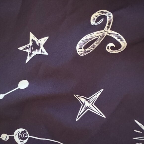 ROMWE Men's Cosmic Celestial Stars Moon Sun Button Down Shirt Sz M #05 - Picture 9 of 13